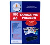 Cathedral Products A4160100 A4 Laminating Pouches 150 Micron Confezione 100