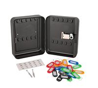 Cathedral Products Armadietto portachiavi con serratura a combinazione con capacità di 20 chiavi, sicuro e durevole, montabile a parete, con portachiavi ed etichette colorate