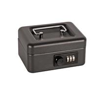 Cathedral Products Cassetta portavalori in acciaio da 15,2 cm con serratura a combinazione, durevole e sicura, design portatile con vassoio sollevabile