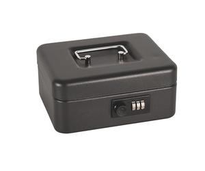 Cathedral Products Cassetta portavalori in acciaio da 20,3 cm con serratura a combinazione, durevole e sicura, design portatile con vassoio sollevabile