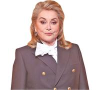 Catherine Deneuve (Suit) Half Body Buddy Cutout