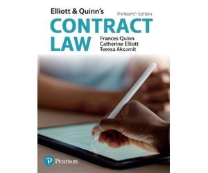 Catherine Elliott Frances Quinn Teresa Aksamit Contract Law (Tascabile)