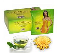 Catherine Herbal Slim Tea 32 Pack (1 scatola) Pure & Natural Chrysanthemum Flavour Herbal Tea Bags Detox Diet Green Tea per uomini e donne