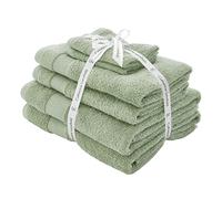 Catherine Lansfield Bagno Antibatterico Cotone 6 Pezzi Bale Salvia,TW/55660/W/BALE6/SA