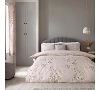 Catherine Lansfield Canterbury Copripiumino, Blush, Set Piumone 2 Piazze