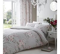 Catherine Lansfield Canterbury Grey 200 x 200 + 80 x 80 (2)