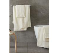 Catherine Lansfield Catherine Lansfield 6 pezzo Zero Twist 100% set di asciugamani in cotone one crema