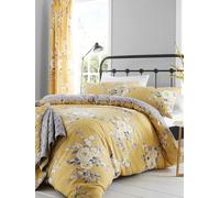 Catherine Lansfield Catherine Lansfield - Canterbury - Coperta trapuntata a fiori double-face one giallo