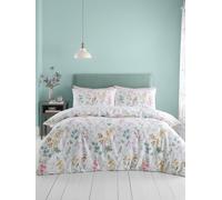 Catherine Lansfield Catherine Lansfield Emilia - completo Floreale copripiumino double-face Bianco