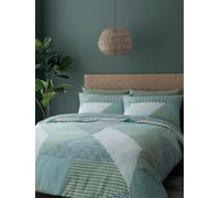 Catherine Lansfield Catherine Lansfield Larsson Geo Reversible Bed Set verde