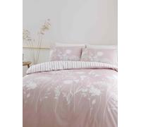 Catherine Lansfield Catherine Lansfield Meadowsweet Floreale Completo con copripiumino double-face rosa
