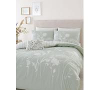 Catherine Lansfield Catherine Lansfield Meadowsweet Floreale Completo con copripiumino double-face verde