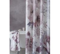 Catherine Lansfield Drammatic Floral - Tenda da doccia 180 x 180 cm, colore: Rosa