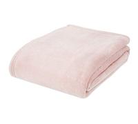 Catherine Lansfield Coperta extra large Raschel Velvet Touch 200 x 240 cm, rosa cipria