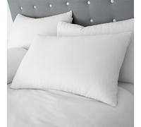 Catherine Lansfield Coppia di federe standard in cotone spazzolato, colore: bianco