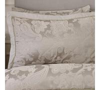 Catherine Lansfield Coppia di federe trapuntate jacquard color oro champagne