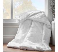 Catherine Lansfield Copriletto 137 x 170 cm, bianco