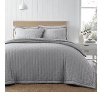 Catherine Lansfield Cosy Nori Soft Sherpa - Copriletto 220 x 230 cm, colore: Argento