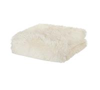 Catherine Lansfield Cuddly Shaggy Plaid, Poliestere, Beige, a Una Piazza