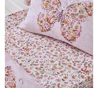 Catherine Lansfield Enchanted Butterfly - Lenzuolo singolo con angoli, colore: Rosa