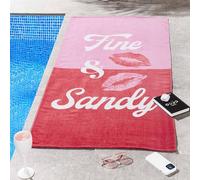 Catherine Lansfield Fine and Sandy paio di asciugamani da spiaggia