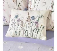 Catherine Lansfield Grasmere Cuscino Floreale Ricamato 30x40 cm Lilla