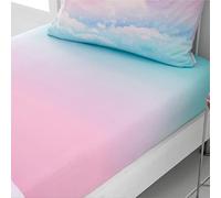 Catherine Lansfield Lenzuolo con angoli per camera da letto dei bambini, in policotone, per letto matrimoniale, profondità 25 cm, colori pastello