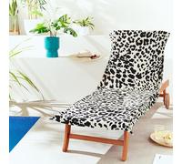 Catherine Lansfield Leopard Telo da spiaggia in cotone, 78 x 200 cm, colore: naturale