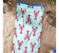 Catherine Lansfield Lobster 76X160 - Asciugamano da spiaggia (coppia)