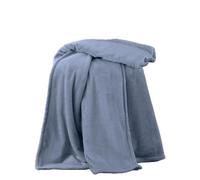 Catherine Lansfield Raschel Velvet Touch - Coperta 130 x 170 cm, colore: Blu