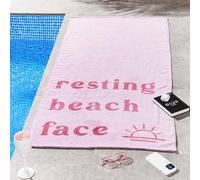 Catherine Lansfield Resting Beach 76X160 - Asciugamano da spiaggia (coppia)