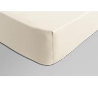 Catherine Lansfield Sateen Naturale Lenzuola con angoli regolabili in coppia, 105 x 200 (2) coppia