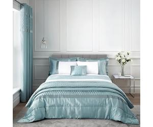 Catherine Lansfield Sequin cluster set copripiumino, poliestere, uovo d' anatra, king