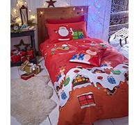Catherine Lansfield - Set coordinato con copri-piumino e federe, per letto matrimoniale, dimensioni 200 x 200 cm + 2 federe 50 x 75 cm, 60% percalle di cotone e 40% poliestere.