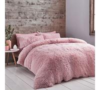 Catherine Lansfield - Set copripiumino per letto king size, colore: cipria, 3pezzi