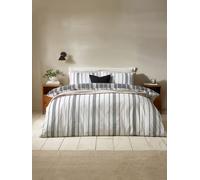 Catherine Lansfield Set copripiumino reversibile a righe Harbour di Catherine Lansfield Nero