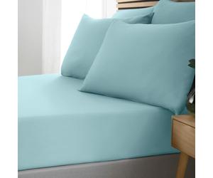 Catherine Lansfield So Soft Easy Iron - Lenzuolo con angoli, per letto singolo, colore: carta da zucchero