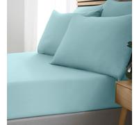 Catherine Lansfield So Soft Easy Iron - Lenzuolo con angoli, per letto super king, colore: azzurro chiaro