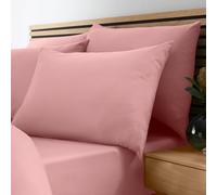 Catherine Lansfield So Soft - Lenzuolo con angoli, per letto super king, colore: corallo