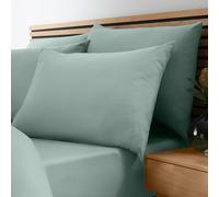 Catherine Lansfield So Soft - Lenzuolo con angoli, per letto super king, colore: verde