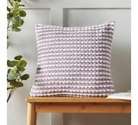 Catherine Lansfield Stab Stitch - Cuscino 43 x 43 cm, colore: Lilla
