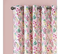 Catherine Lansfield Tilly Floral - Tende completamente reversibili, 168 x 228 cm, con occhielli, 2 pannelli, colore: