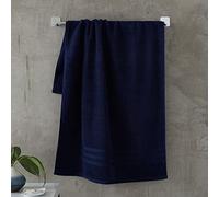 Catherine Lansfield Zero Twist - Asciugamano da Bagno, 70 x 120 cm, Colore: Blu Navy