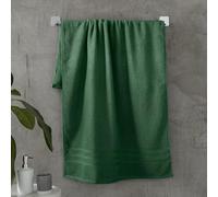Catherine Lansfield Zero Twist - Asciugamano in cotone, 50 x 85 cm, colore: Verde foresta
