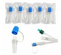Catheter Plug Set, Leak-Proof - Tappo per tubo di drenaggio, universale, per uso catetere e accessori per la cura in PVC (10)