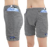 Catheter Underwear for Men with Elastics Cotton Pants 2 Pocket Fixer Striped Concealed Nephrostomy Bag Clothing Size XL, Catheter Underwear for Men Professional process