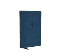Santa Bibbia – NRSV Edizione Cattolica – Comfort Print, Ecopelle turchese