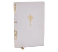Nrsvce Sacraments of Initiation Catholic Bible, White Leathersoft, Comfort Print