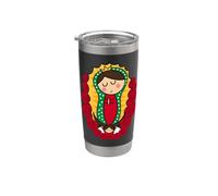 Catholic Blessed Christian Believer Faith God Religious Bicchiere termico in acciaio inox doppia parete