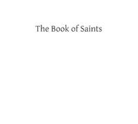 Catholic Church The Book of Saints (Tascabile)